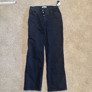 Abercrombie & Fitch 90s baggy low rise jeans distressed. Brand new. 27/4L